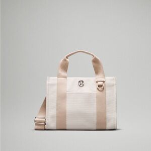 Lululemon Two-Tone Canvas Mini Tote Bag
